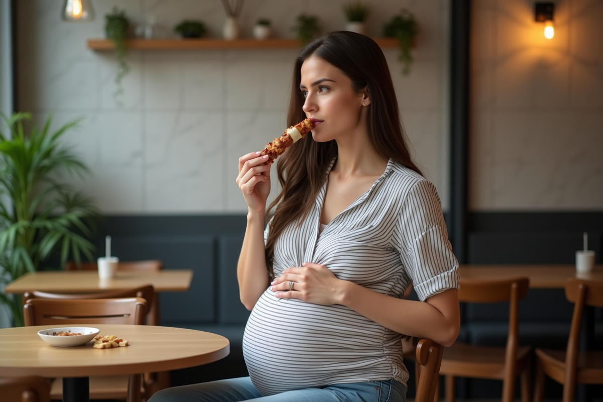 Manger un kebab pendant la grossesse : ce qu’il faut savoir
