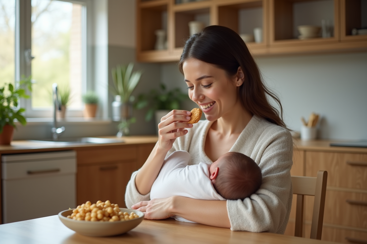 Prendre du poids sainement après une grossesse tout en allaitant