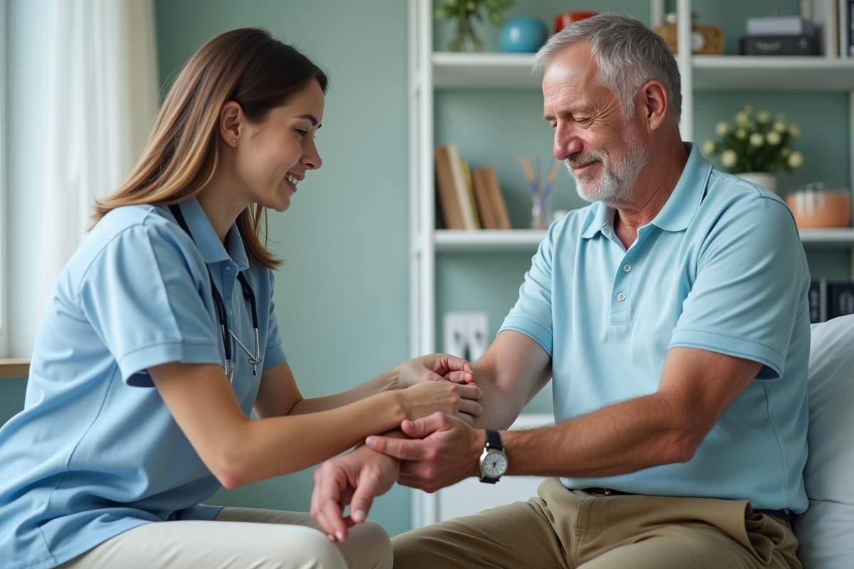 Traitement des lésions nerveuses par les kinésithérapeutes